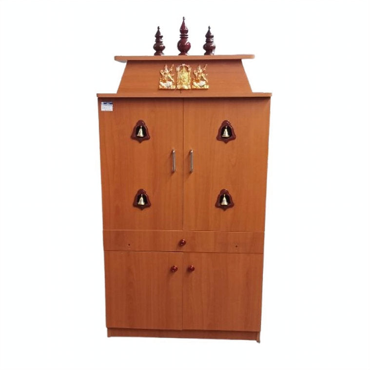 Pooja Stand with hanging bell door & kalasam Model 4*2.5 Feet