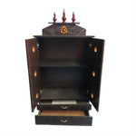 Pooja Stand with hanging bell door & Kalasam Model-4*2.5 Feet