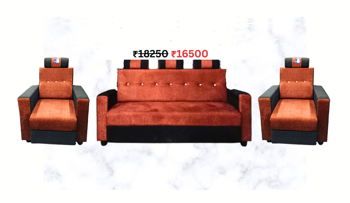 Sofa Set Jute - Head Rest Model