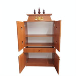 Pooja Stand with hanging bell door & kalasam Model 4*2.5 Feet