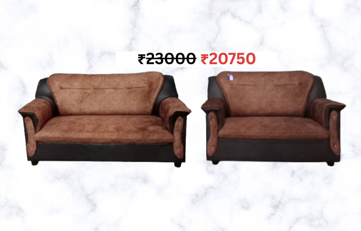 Sofa Set Rexine - Butterfly Model