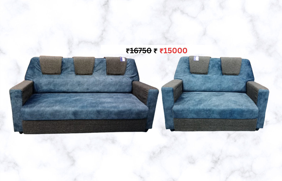 Sofa Set Velvet - Head Pad Model