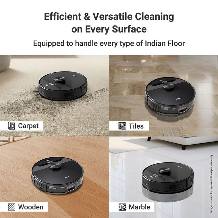 Eureka Forbes Smart Clean With Auto Bin- Hyper Suction Robotic Vacuum Cleaner