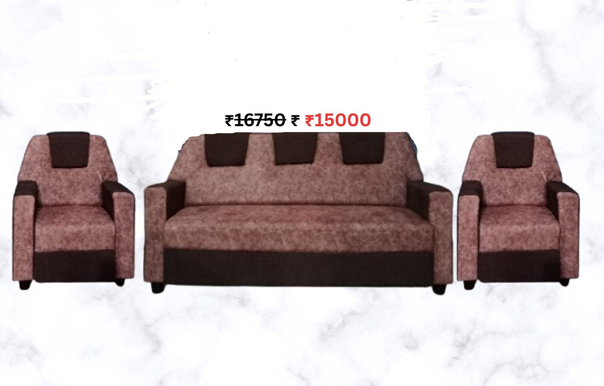Sofa Set Velvet - Head Pad Model