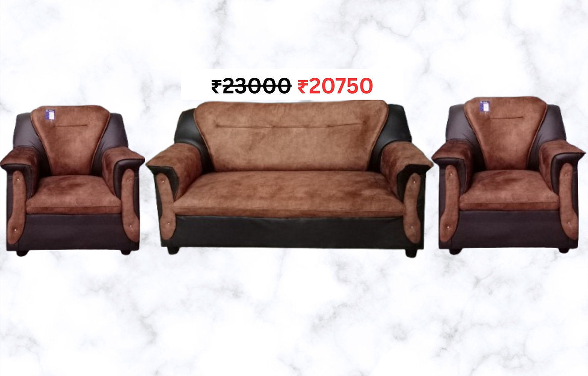 Sofa Set Rexine - Butterfly Model