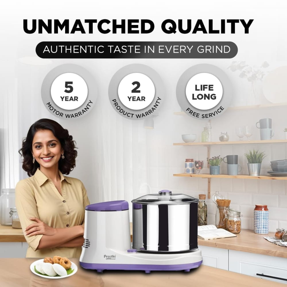 Preethi 2L Table top Wet Grinder - Power Grind