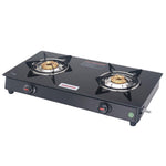 Sowbaghya 2 Burner glass top gas stove - Elite