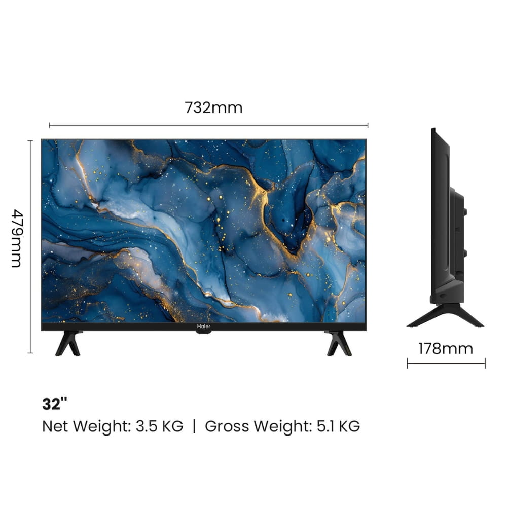 Haier 32" HD Ready Linux SMART TV LE32A7-N