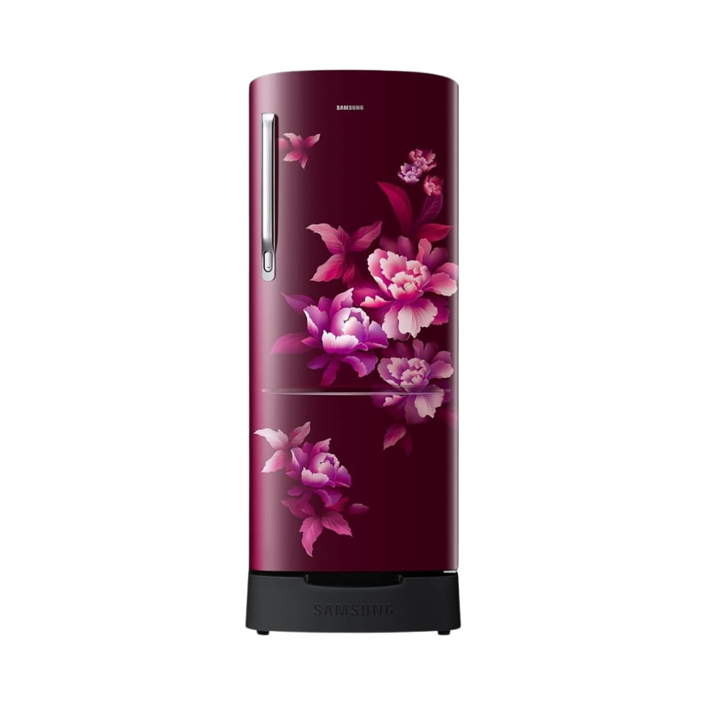 Samsung 183L 2 Star Direct Cool Refrigerator RR20H1812HN - Himalayan Poppy Red
