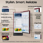 Samsung 189L 5 Star Direct Cool Refrigerator RR21H2H25HT - Hydrangea Plum