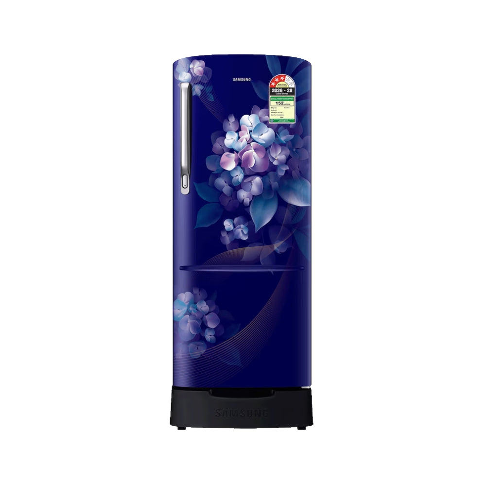 Samsung 223L 3 Star Direct Cool Refrigerator RR24H2823HS - Hydrangea Blue