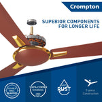 Crompton 1200mm Ceiling Fan -Auro Brown