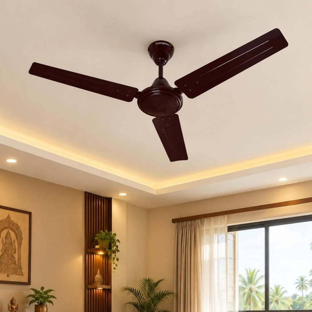 Crompton 1200mm Ceiling Fan -Sea wind Brown