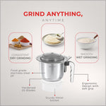 Sujata 900W 3 Jar Stainless Steel Mixer Grinder - Dynamix