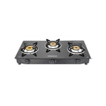 Sowbaghya 3 Burner Glass Top	Gas Stove -Elanza