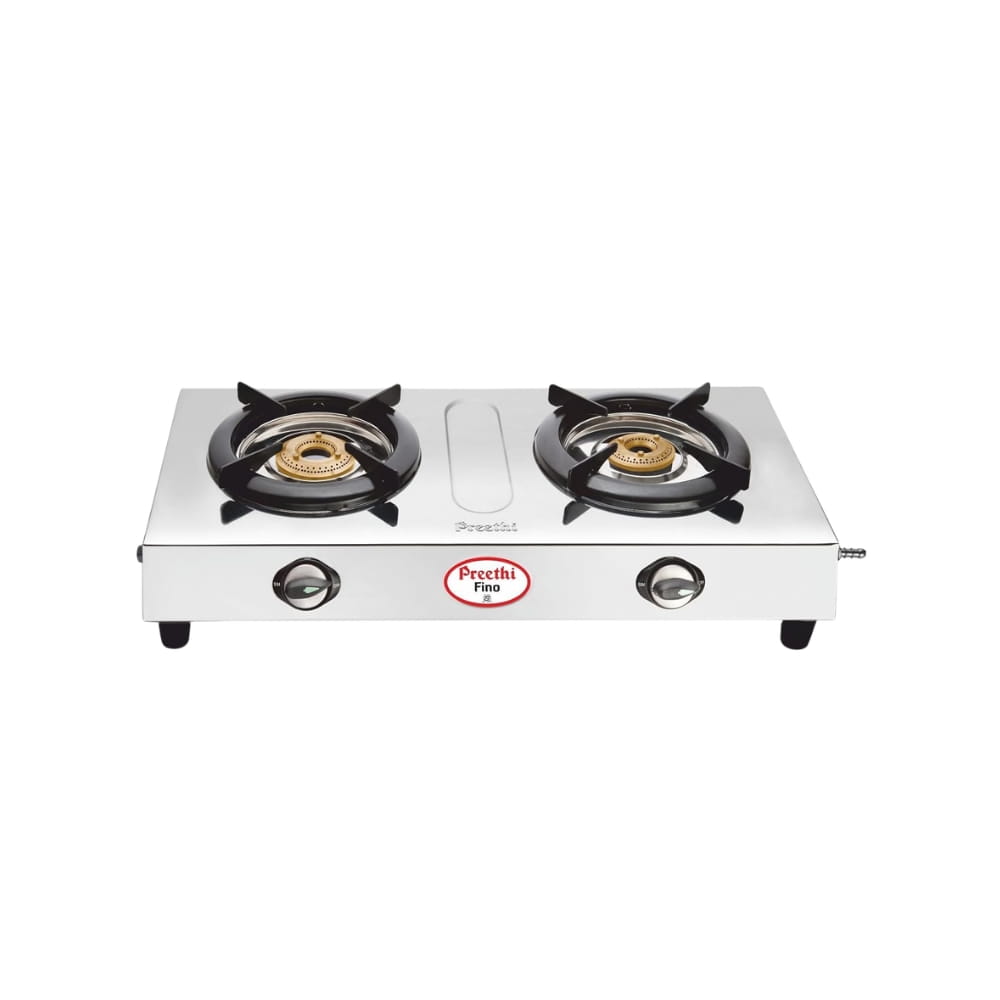 Preethi 2 Burner Stainless Steel	Gas Stove - Fino
