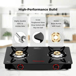 Butterfly	2 Burner Glass Top Gas Stove - Duo
