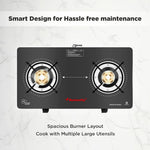 Butterfly	2 Burner Glass Top Gas Stove - Duo
