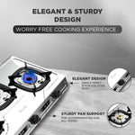 Preethi 3 Burner Stainless Steel	Gas Stove - Glory Plus