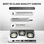 Preethi 3 Burner Stainless Steel	Gas Stove - Glory Plus