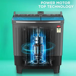 Intex 9.0 Kg Semi Automatic Top Load Washing Machine - SA90BGHG