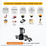Atomberg 550W 2 Jar SS + 1 Juicer Jar + 1 Chopper jar	Mixer Grinder	- Zenova
