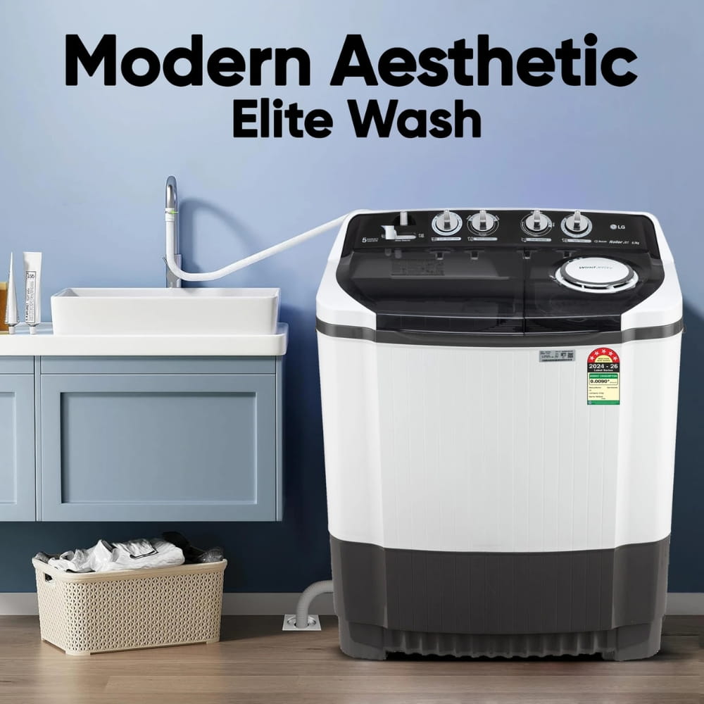 LG 8.0 Kg Semi Automatic Top Load	Washing Machine	- P8015 SGAZ