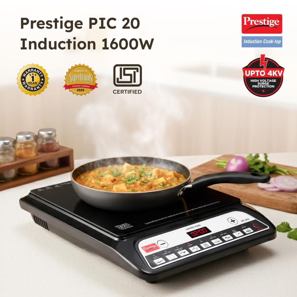 Prestige 1600W Induction Cook Top - 20