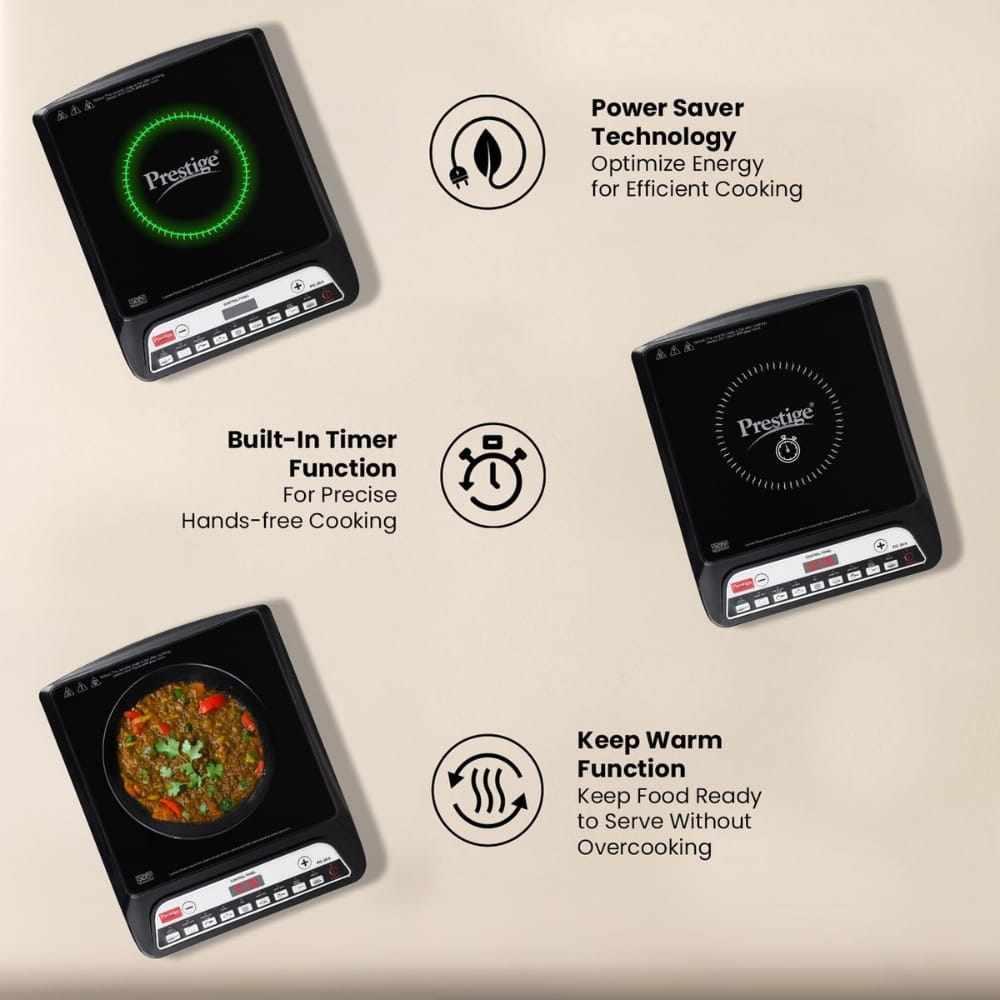 Prestige 1600W Induction Cook Top - 20