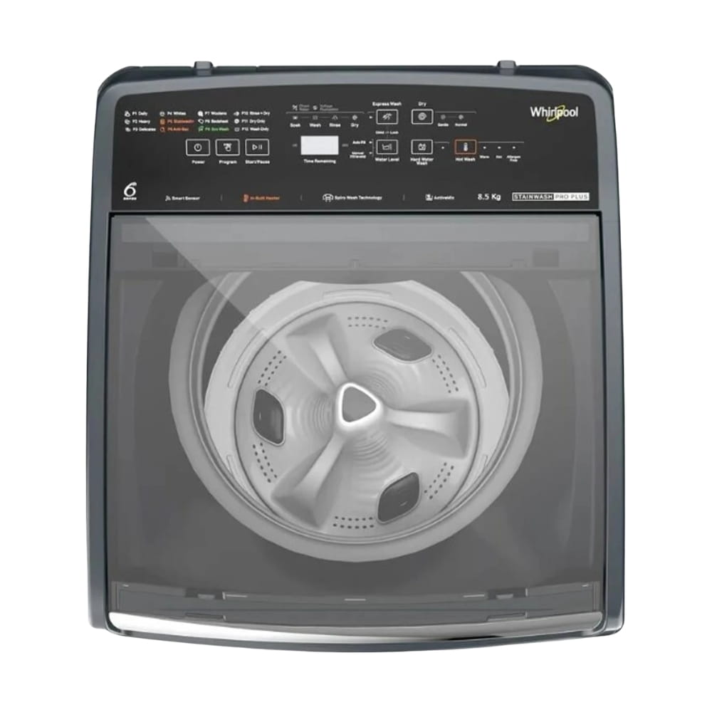 Whirlpool 8.5 Kg Fully Automatic Top Load Washing Machine - SW Pro Plus H Midnight Grey