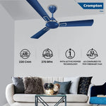 Crompton 1200mm Ceiling Fan - Rapidus Knite Blue