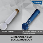 Crompton 1200mm Ceiling Fan - Rapidus Knite Blue