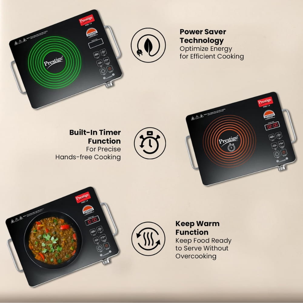 Prestige	2200W Induction Cook Top - Infra Red 1.0