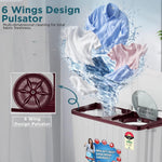 Intex 8.0 Kg Semi Automatic Top Load Washing Machine - SA80MWFG