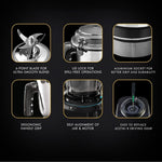 Sujata 1000W 2 Stainless Steel Jar with 1 Juicer jar Mixer Grinder - MG01