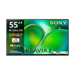 Sony 55" BRAVIA 4K UHD Google TV -K-55S25