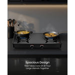 Sujatha 2 Burner Glass Top	Gas Stove - Standard