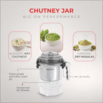 Sujata 900W	2 Jar Stainless Steel with 1 Jucier jar Mixer Grinder - SuperMix
