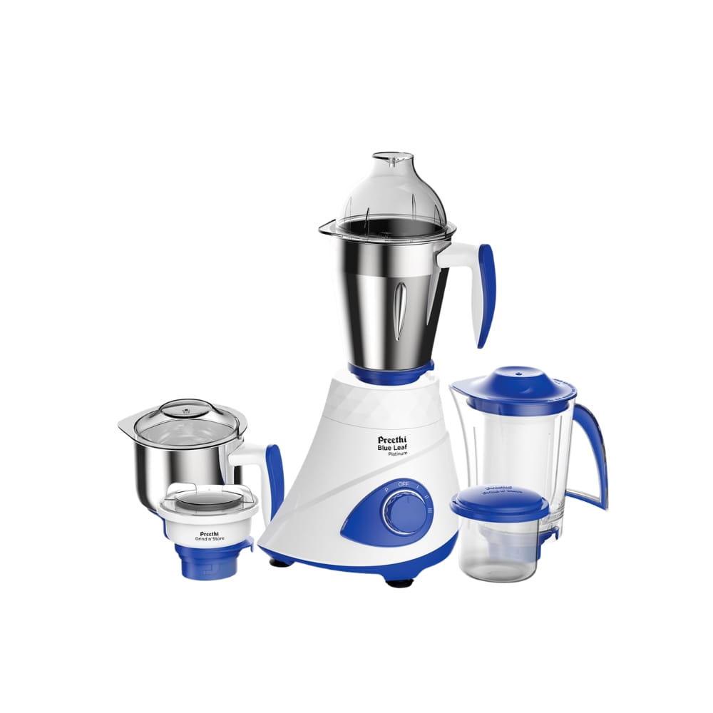 Preethi 750W	4 Jar Stainless Steel Mixer Grinder - Platinum
