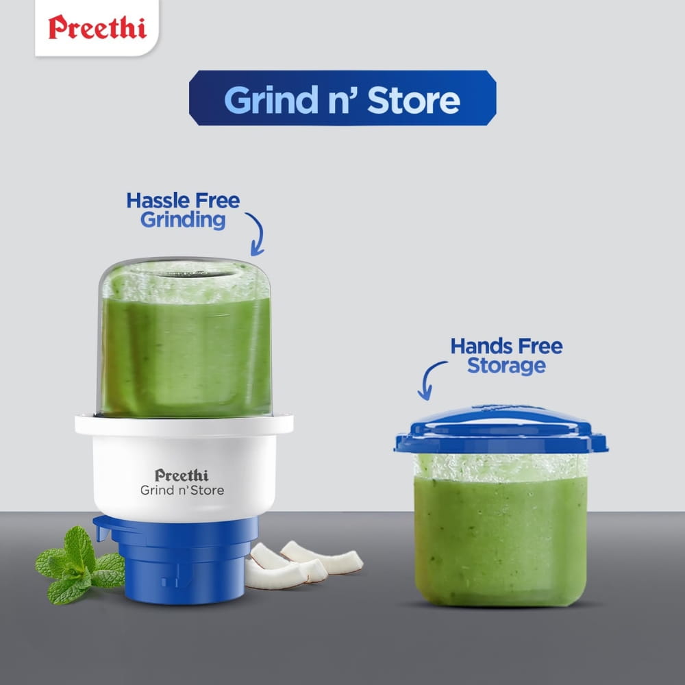 Preethi 750W	4 Jar Stainless Steel Mixer Grinder - Platinum