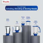 Preethi 750W	4 Jar Stainless Steel Mixer Grinder - Platinum