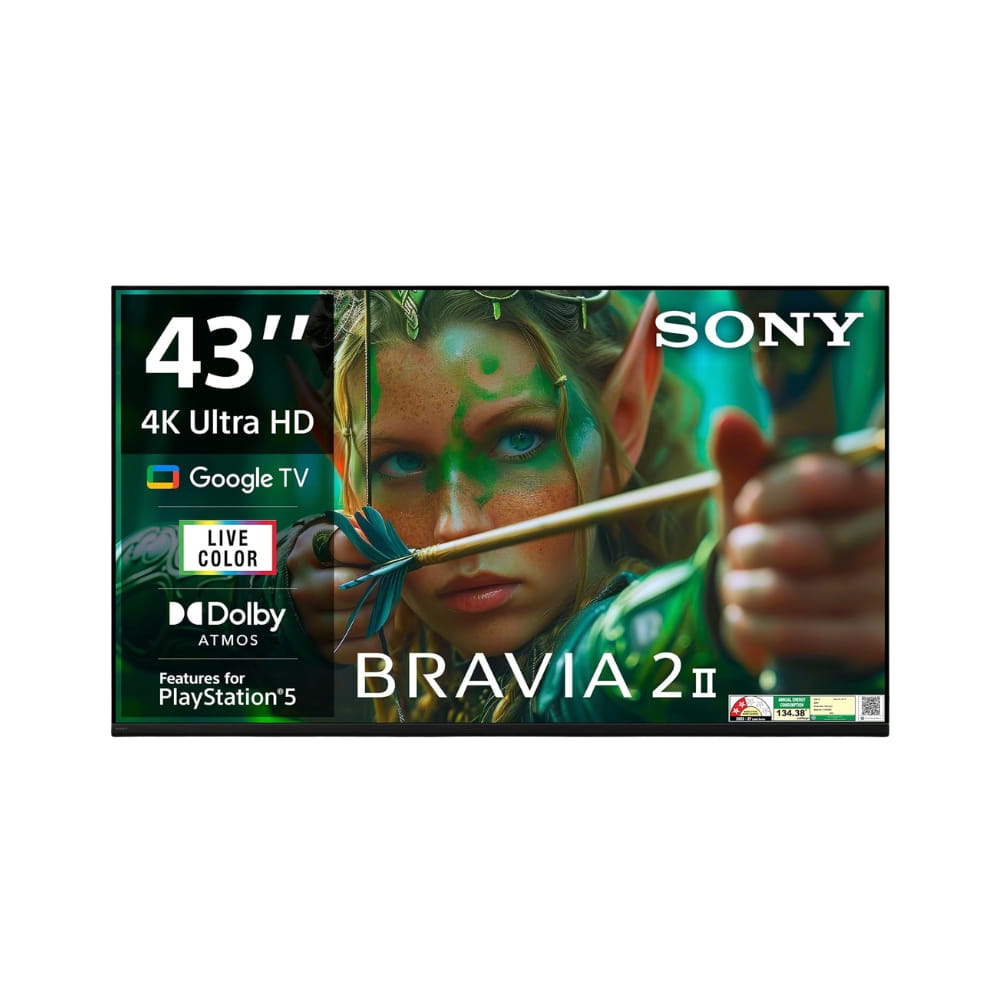Sony 43" BARAVIA 4K UHD Google TV K-43S25