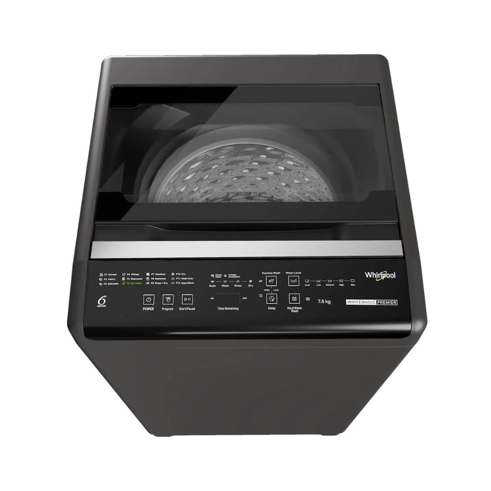 Whirlpool 7.5 Kg Fully Automatic Top Load Washing Machine - White Magic Premier GENX GREY