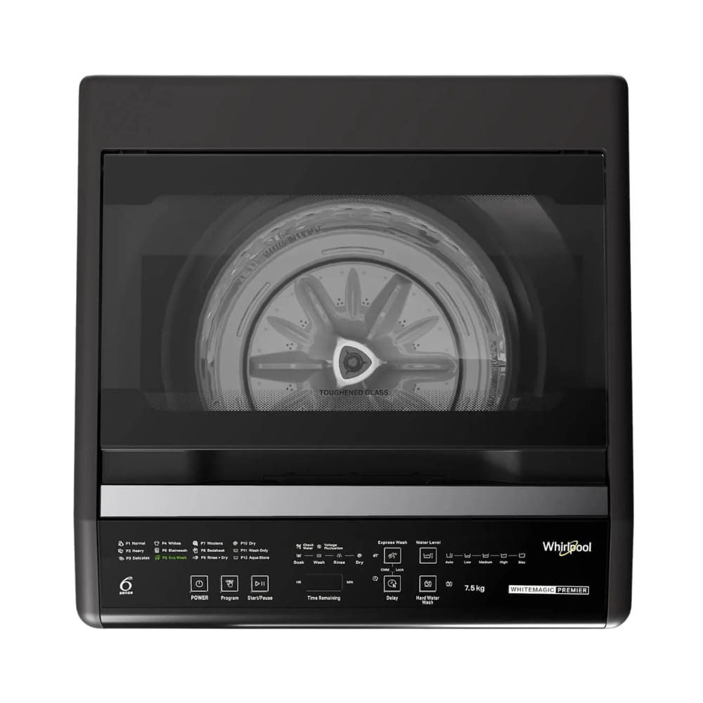 Whirlpool 7.5 Kg Fully Automatic Top Load Washing Machine - White Magic Premier GENX GREY