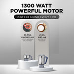Preethi 1300W 2 Jar Stainless Steel Mixer Grinder -Xpro Duo