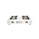 Sowbaghya 2 Burner Stainless Steel Gas Stove - Zylo